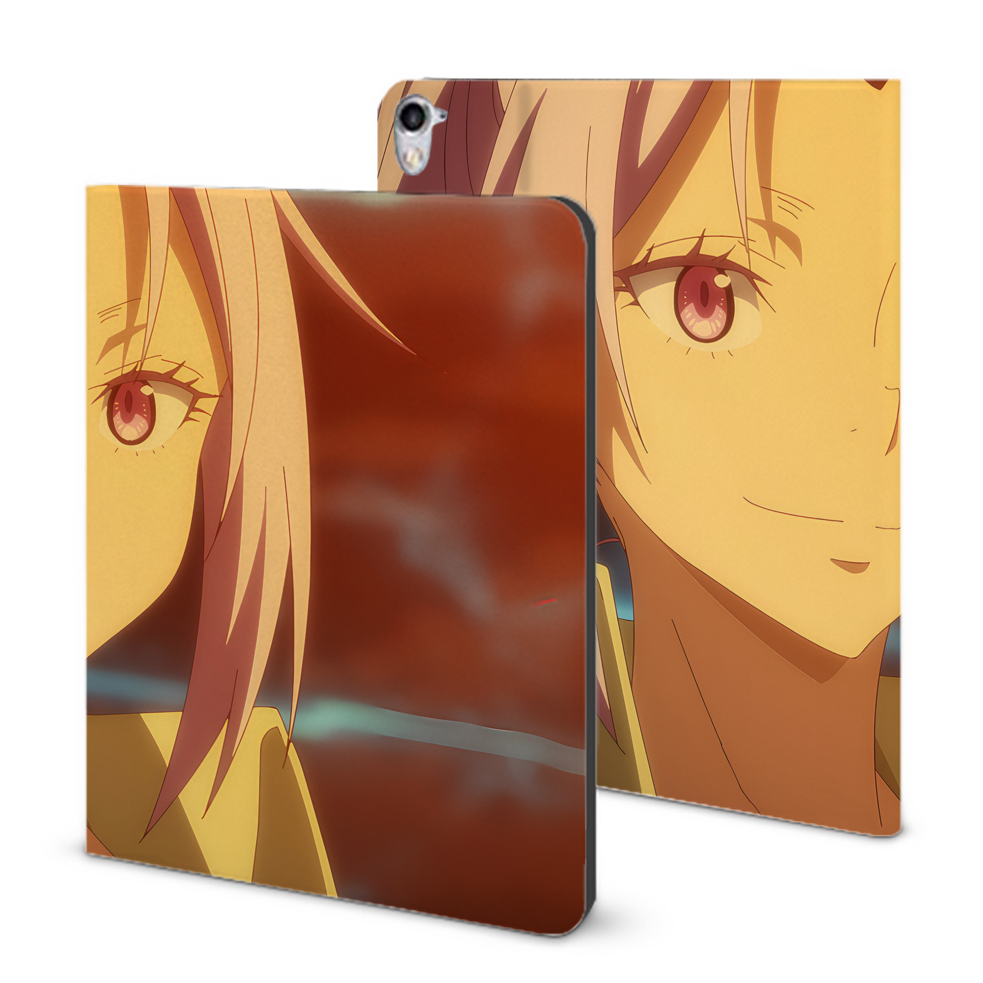 （画像用） 転スラ Regarding Reincarnated to Slime IPad ケース ブック型 PUレザー TPU 耐衝撃 軽量 薄型 ペン収納なし 全面保護 IPad 各モデル対応